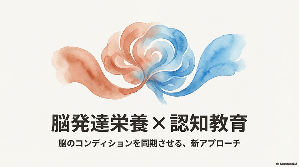 脳発達栄養 × 認知教育