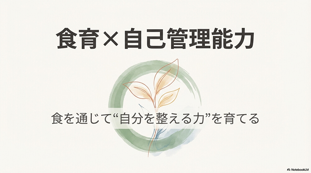 食育 × 自己管理能力