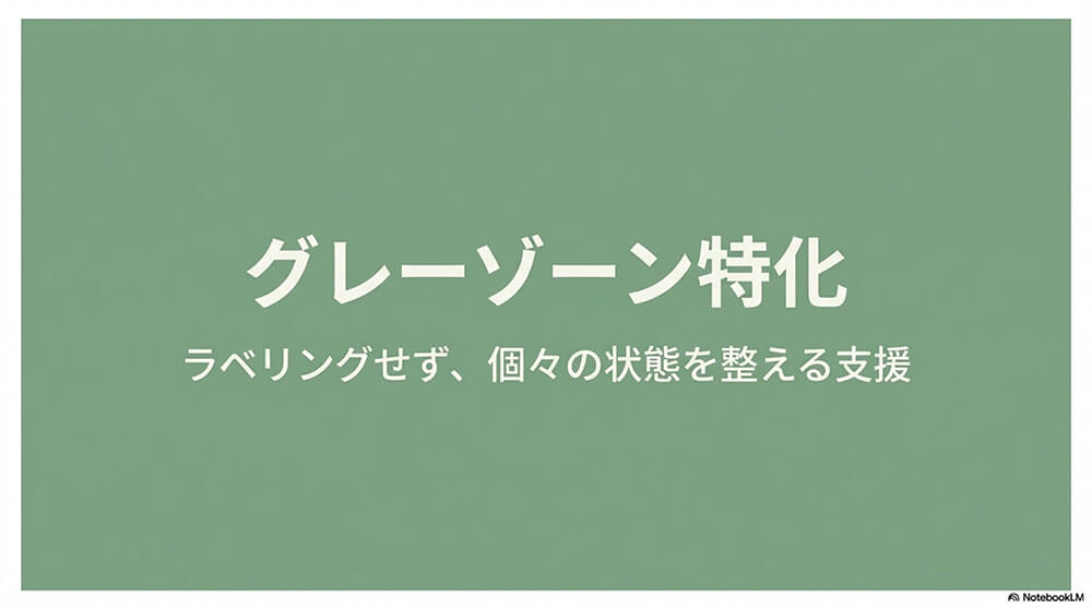 グレーゾーン特化：小児栄養療法 × 発達支援教育の設計