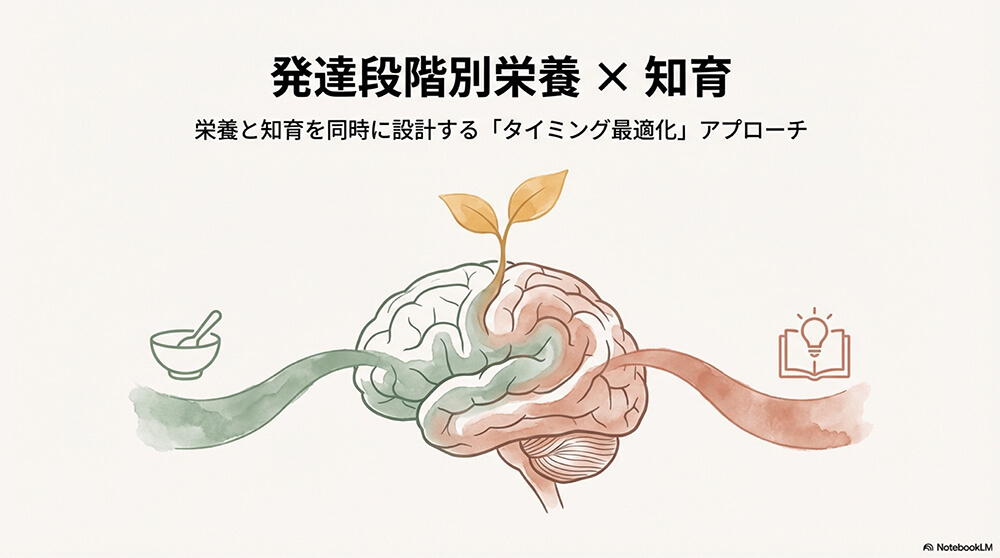発達段階別栄養 × 知育
